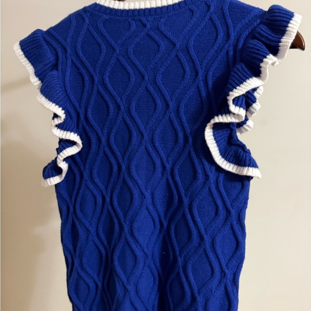 She + Sky Ruffled Sweater - Picture 5 of 7